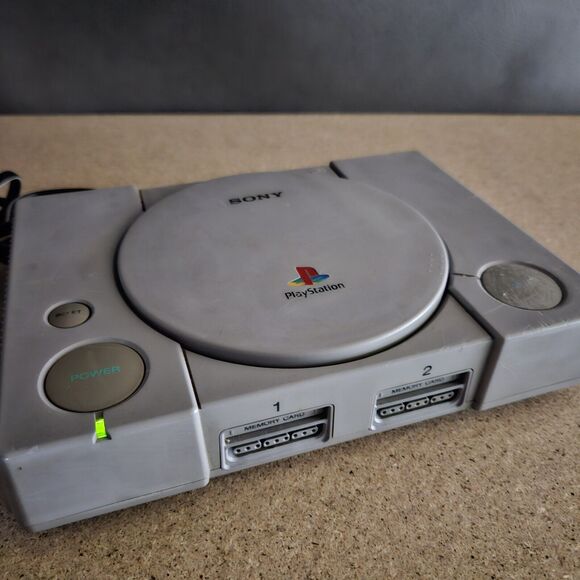 Sony Playstation 1 SCPH-7001 Console Double Shock Game System Tested Works PS1 - Picture 2 of 13